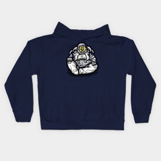 buddha in spaaaaaaace Kids Hoodie